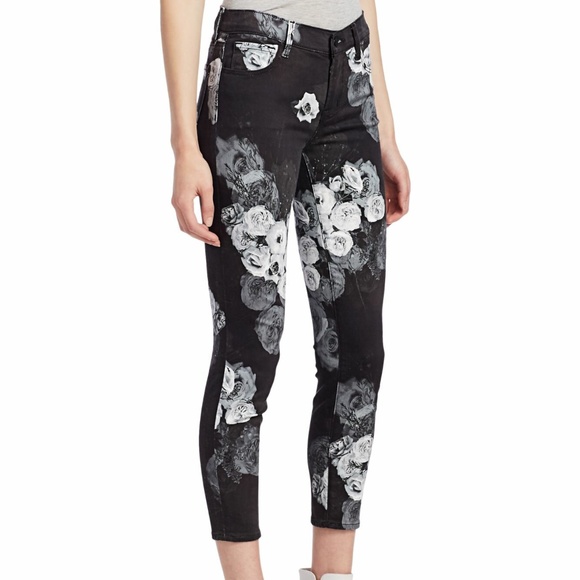 J Brand 835 MID-RISE CROP SKINNY PHOTO READY FLEUR NOIR sz 24 - Picture 3 of 13